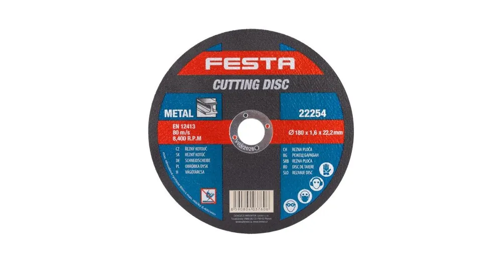 Top-Angebot FESTA Metalltrennscheibe 180x1,6x22,2mm 22254.01