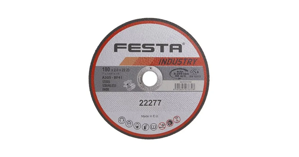 Highlight FESTA Trennscheibe INDUSTRIE für Metall 180x2x22,2mm 22277.01