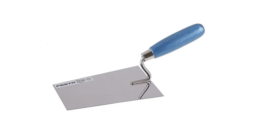 Billig FESTA Maurerlöffel aus Edelstahl, Holzgriff, 180 x 120 mm 31231.01