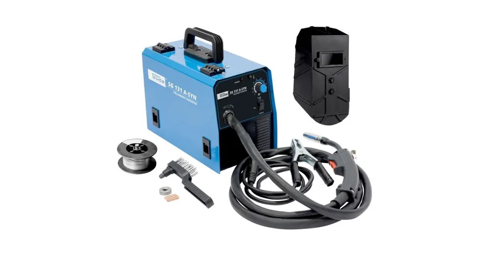 Schneller Versand GÜDE Inverter-Schweißgerät SG 131 A-SYN für Fülldrahtelektroden 20079