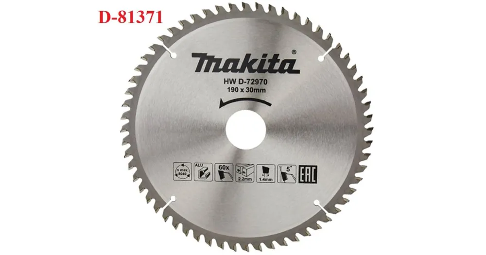 Schneller Versand MAKITA TCT-Multisägeblatt 185 x 30 mm, 60 Zähne D-81371