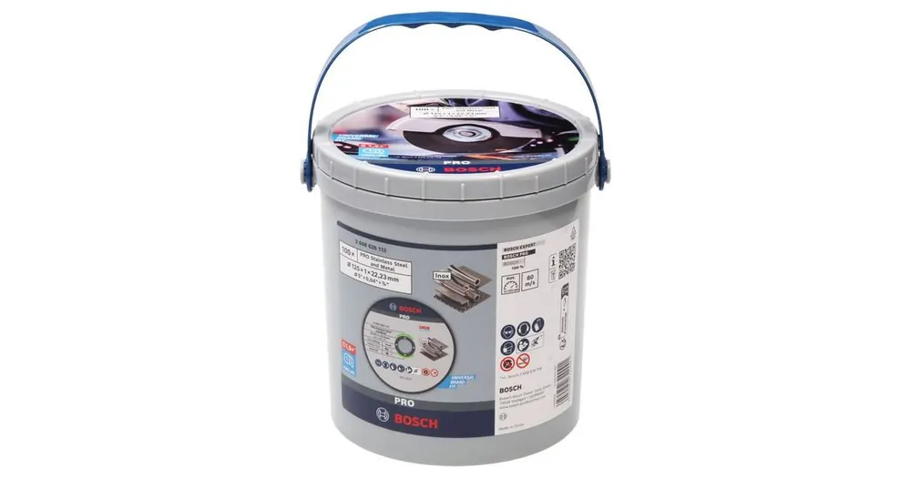 BOSCH Trennscheibe PRO Edelstahl und Metall, 125 × 1 × 22,23 mm, gerade, 100 Stück 2608626113 Meistverkauft