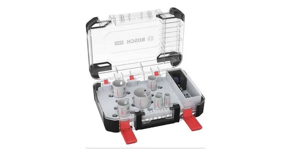 Geprüft BOSCH Locherset PRO Multi Material PC Plus, 9-teilig 2608594429
