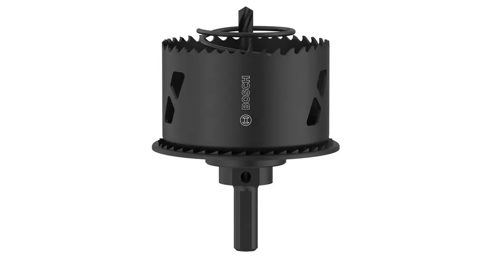 Nur Heute BOSCH Lochsäge mit Adapter und Senker für Holz und Gipskarton, 68 × 30 mm 2608594531