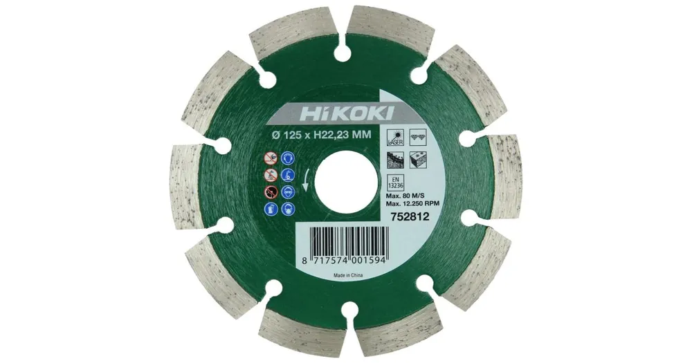 HIKOKI Diamantscheibe 125x10,0x22,23 mm Universallaser 752812 Sale