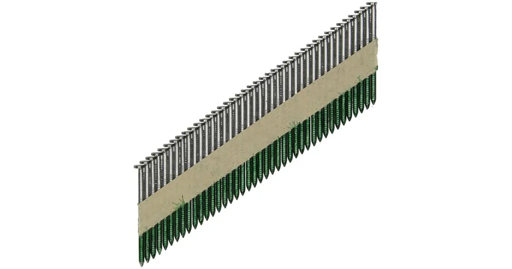 Preisreduziert HIKOKI 3000 Rahmennägel 34°, D-Form mit entferntem Kopf, 2,8 x 50 mm, Rundschaft, glänzend 753631