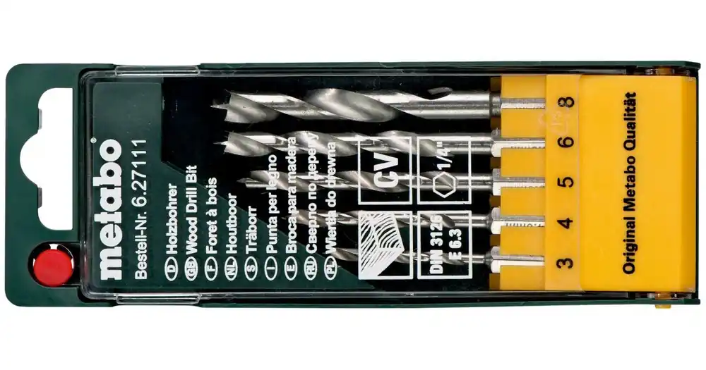 Jetzt Kaufen METABO Holzbohrer-Set-6 Vierkantschaft (5 Stück) 627111000