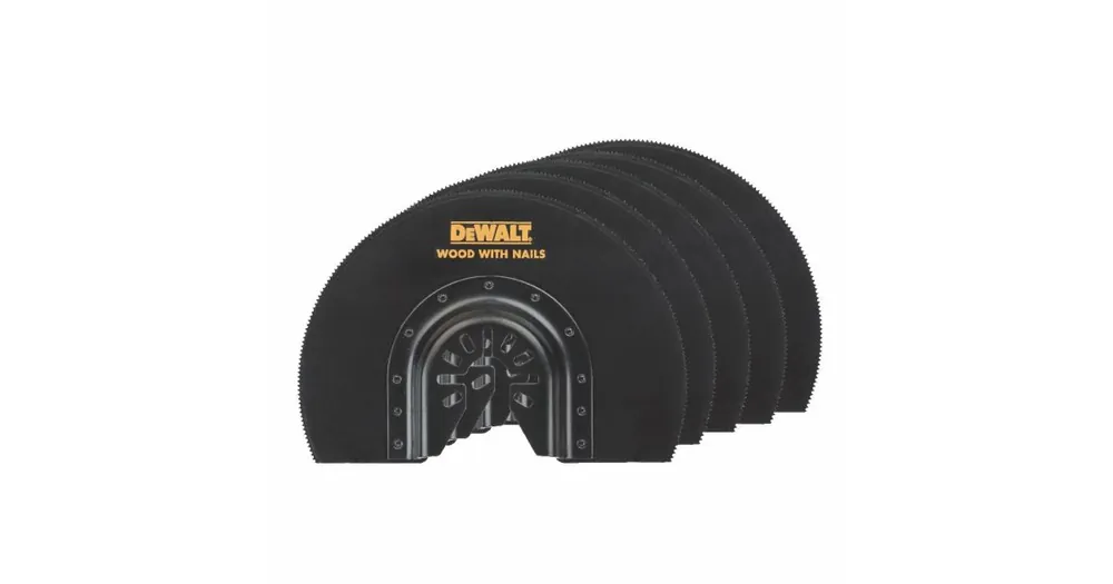 DeWALT Sägeblätter (5 Stück) für Vergleichsschnitte 100 mm (5 x DT20710) DT20729 Preisreduziert
