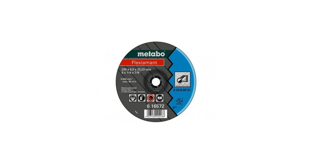 METABO Schleifscheibe Flexiamant 100x6,0x16,0 Stahl, SF 27 - 616745000 616745000 Preisreduziert