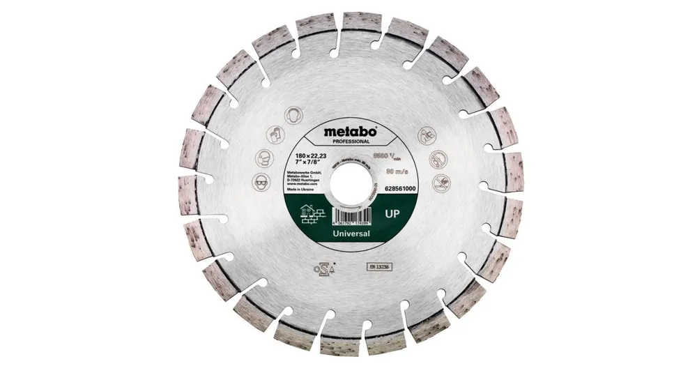 METABO Diamanttrennscheibe Dia-TS 180x22,23 mm - UP, Universal, Professional 628561000 Online Kaufen