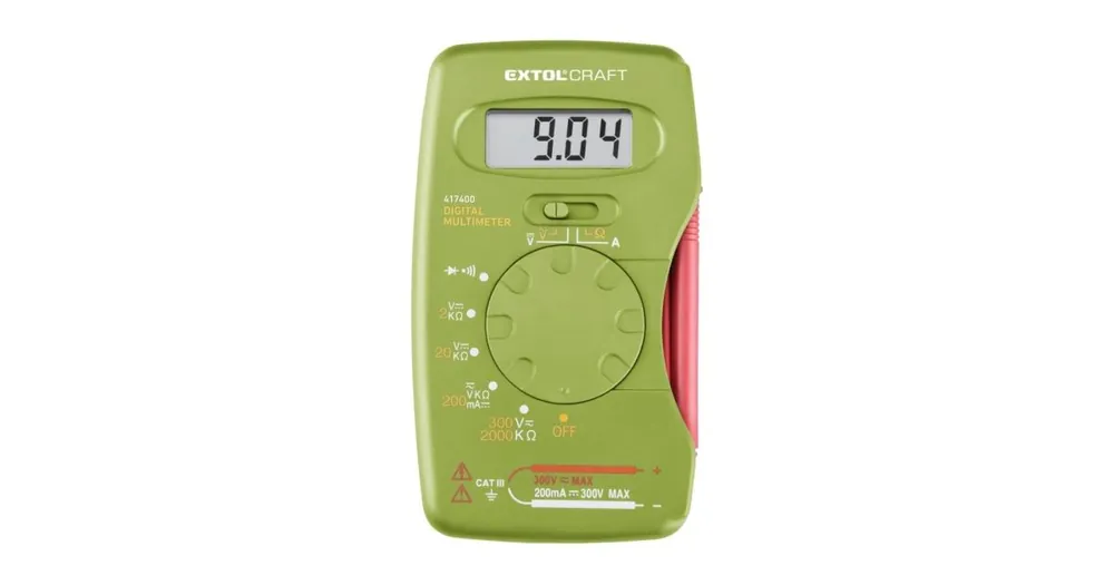 Bestpreis Extol Craft Digitalmultimeter, Taschenformat 417400