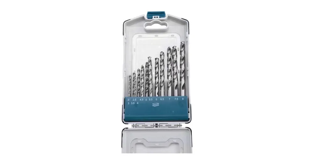 EXTOL INDUSTRIEBohrer für Metall, 13-teiliges Set, O 2-8 mm, HSS-G 8701118 Direkt Vom Hersteller
