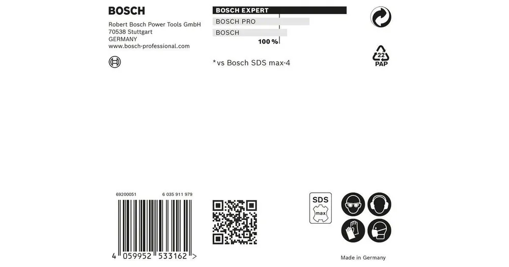 BOSCH EXPERT Bohrer SDS MAX-8X, 25x600x720 1St 2608900242 Solange Der Vorrat Reicht