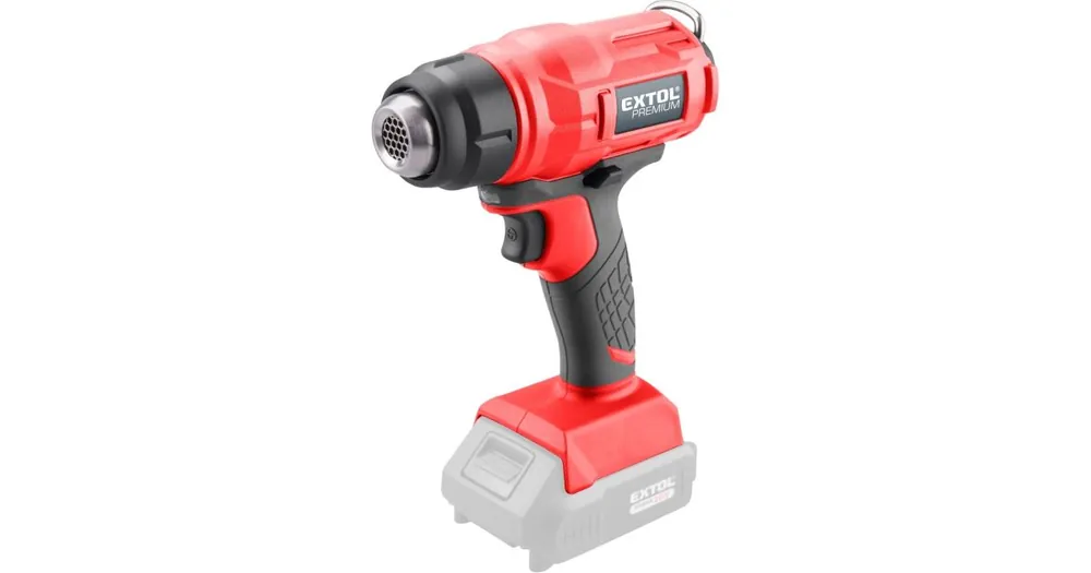 EXTOL PREMIUM Akku-Heißluftpistole SHARE20V, 550°C, 20V Li-Ion, ohne Akku und Ladegerät 8891867 Rabatt