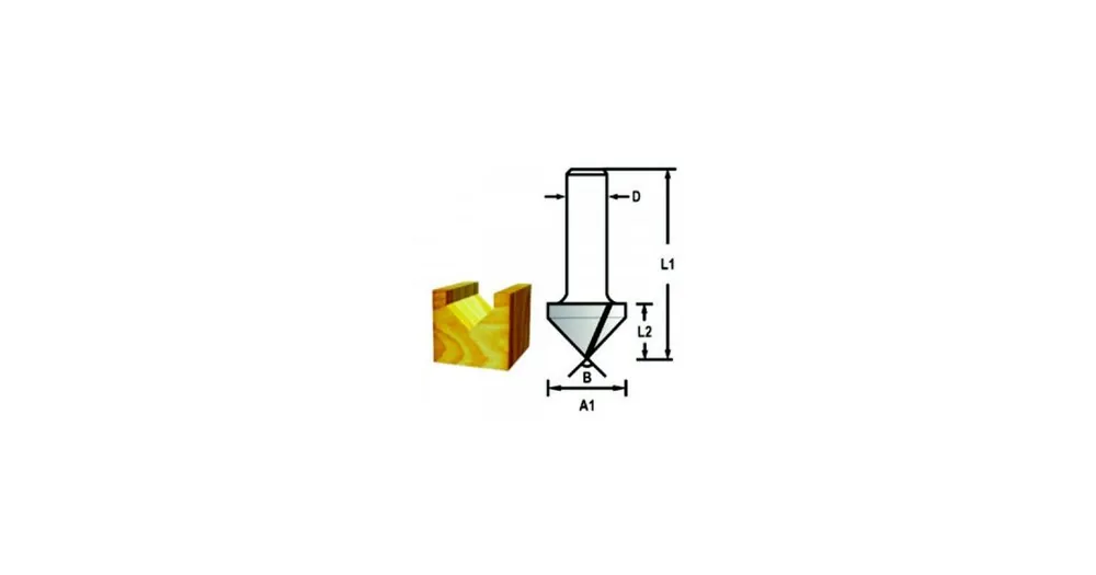 Sofort Bestellen MAKITA V-förmiger Schlitzfräserschaft 12 mm, 19x16x57 mm D-47949