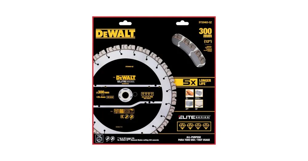 Wochenendangebot DeWALT segmentiertes Diamantsägeblatt, 300 mm DT20463