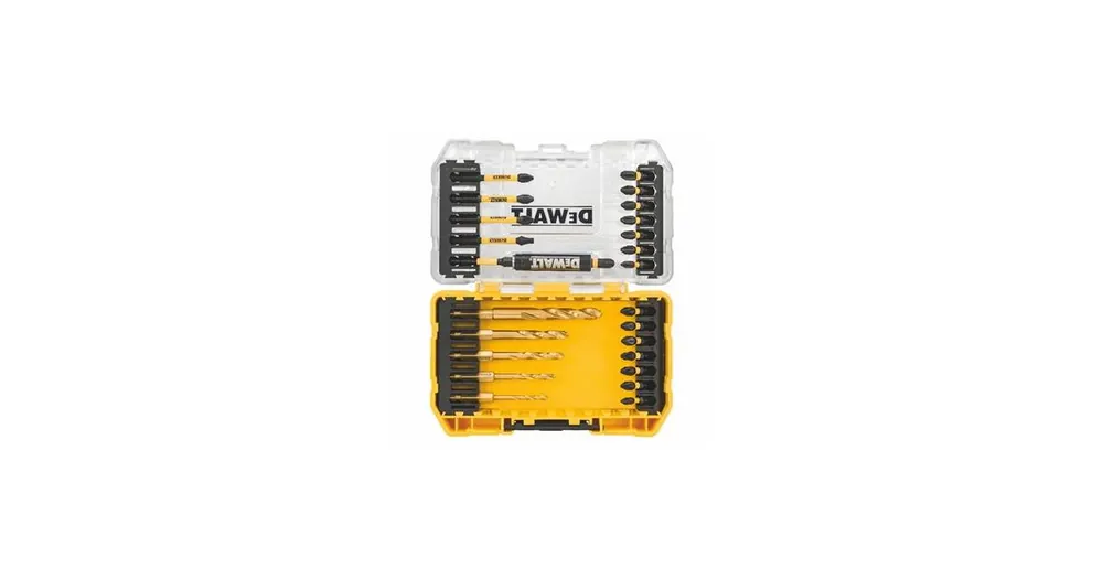 Abverkauf DeWALT FLEXTORQ Metall-Bit- und Bohrer-Set (26 Stück) DT70749T
