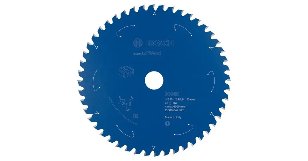Markenware BOSCH Akku-Sägeblatt Expert für Holz 254x2,1/1,6x30 T48 2608644686