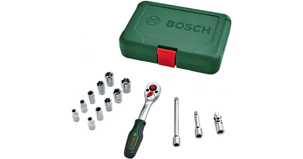 Highlight BOSCH Satz ¼"-Steckschlüssel, 14-tlg. 1600A02BY0