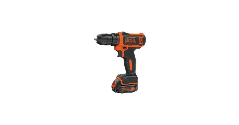 Günstig BLACK+DECKER Akku-Bohrschrauber ohne Hammer 18V BDCDC18B