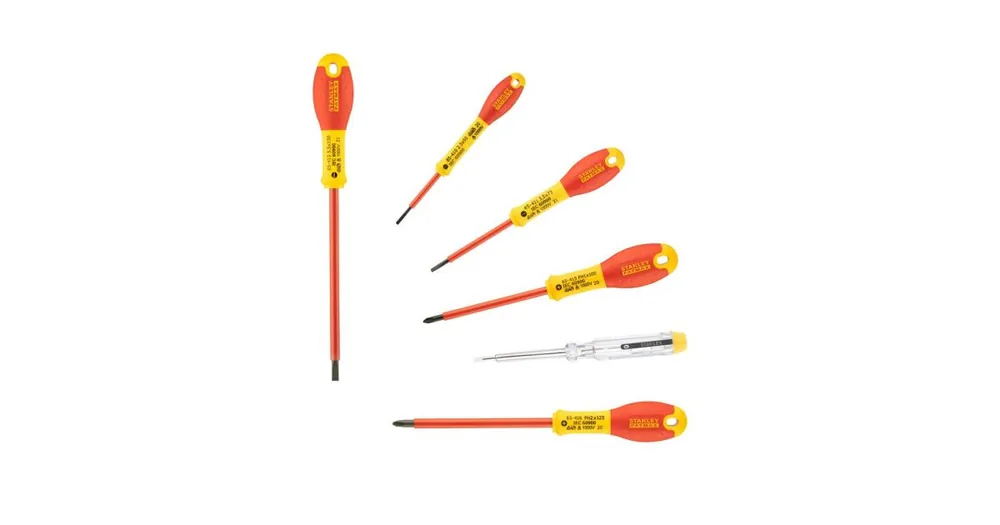 Neue Kollektion Stanley FatMax 6-teiliger isolierter Schraubendrehersatz 1000V 0-65-441