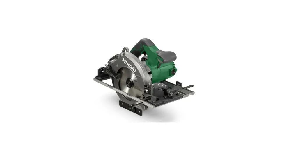 HIKOKI 1.300W Kreissäge Ø 165 mm mit Schnitttiefe 54 mm, Bremse und Grundplatte kompatibel mit Führungsschiene C6BUMW1Z Preis Gesenkt