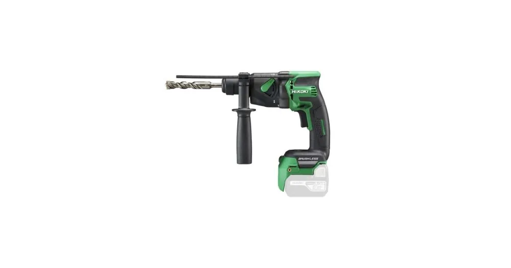 HIKOKI 18V bürstenloser 1,3 J SDS-plus Akku-Bohrhammer mit 2 Modi zum Bohren in Beton bis Ø 18 mm DH18DPBW2Z Markenprodukt
