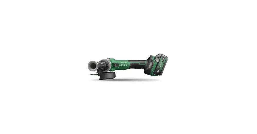 Sonderaktion HIKOKI 18 V bürstenloser Akku-Winkelschleifer 125 mm mit Hebel-Sicherheitsschalter, variabler Geschwindigkeit und Bremse G1813DVEWQZ