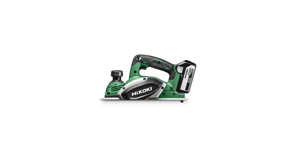 Preisknaller HIKOKI 18 V Akku-Hobel mit einer Hobelbreite von 82 mm und einer Abtragstiefe von 2 mm P18DSLWPZ