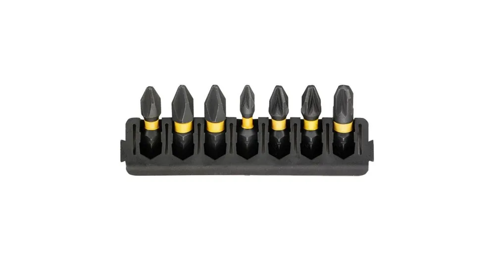 Billig DeWalt 25mm 7-Bithalter + Bits DT70809
