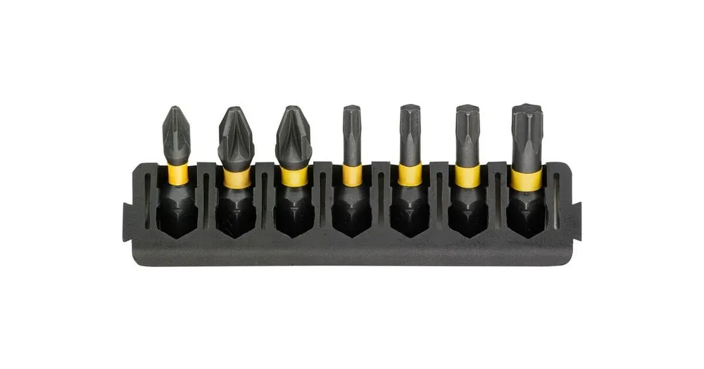 Aktuell DeWalt 25mm 7-Bithalter + Bits DT70813