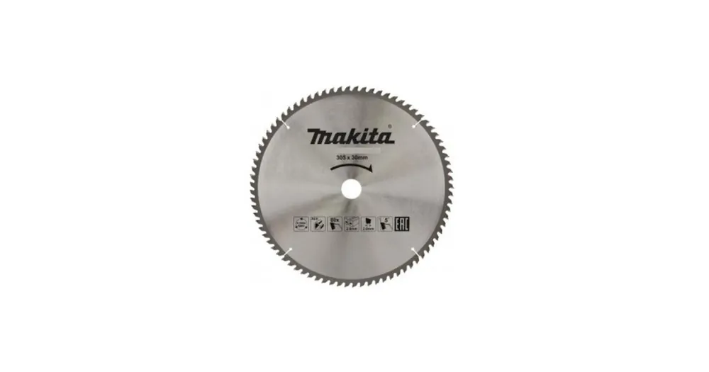 MAKITA TCT Sägeblatt Aluminium 305x30mm 80 Zähne D-81898 Geprüft