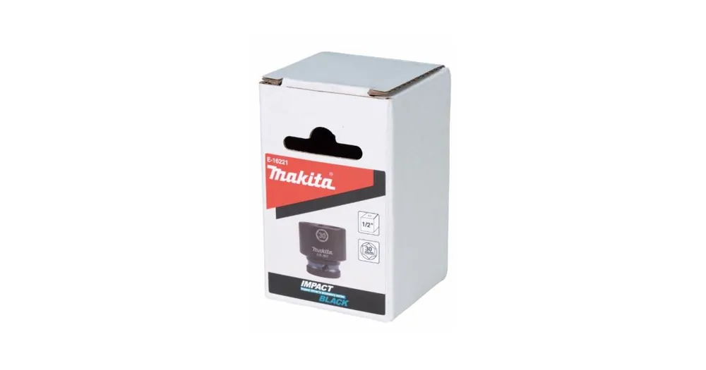 MAKITA Steckschlüssel 1/2", Vierkant, IMPACT BLACK, 30 mm E-16221 Finale Aktion