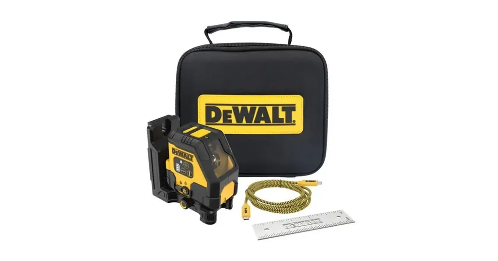 Zertifiziert Dewalt USB-Kreuzlaser rot, Reichweite 50 m DCLE14201RB