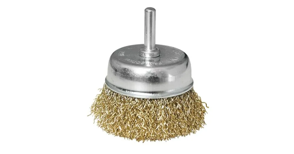Neu Im Sortiment EXTOL Messingbeschichtete Topfbürste, Durchmesser 63 mm 17057