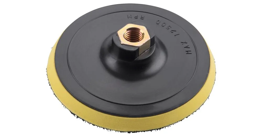 Markenprodukt EXTOL Schleifscheibenhalter - M14, Klettverschluss, Durchmesser 125 mm 108525