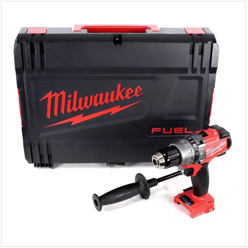 Milwaukee M18 ONEPD Akku Schlagbohrschrauber 18V 135 Nm Brushless Solo mit ONE-KEY Technologie + Koffer - ohne Zubehör Preisreduziert
