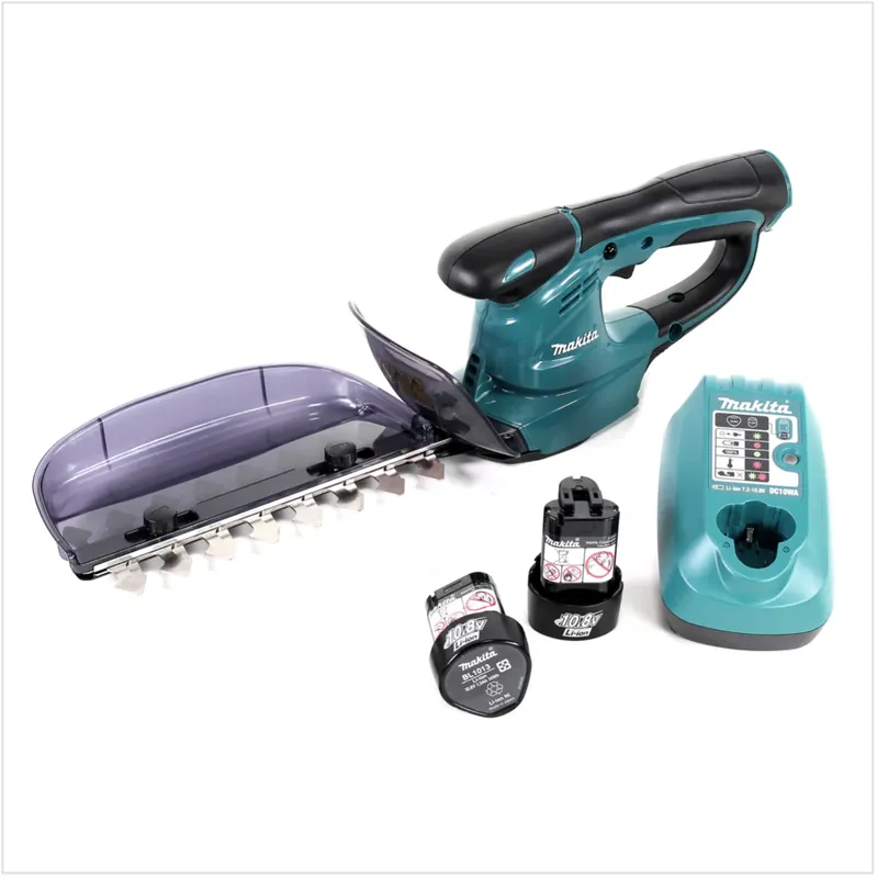 Bestpreis Makita UH 200 DWE Akku Strauch Hecken Schere 10,8V + 2x Akku 1,3Ah + Ladegerät