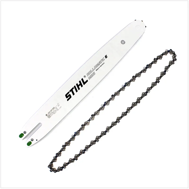 Angebot STIHL Führungsschiene Rollomatic E Mini 35cm 1,1mm 3/8" 7 Zähne (3005 000 3909) + STIHL Oilomatic Sägekette Picco Micro Mini 3 (PMM3) Halbmeißel 3/8"P 1,1mm 35 cm ( 3610 000 0050 )