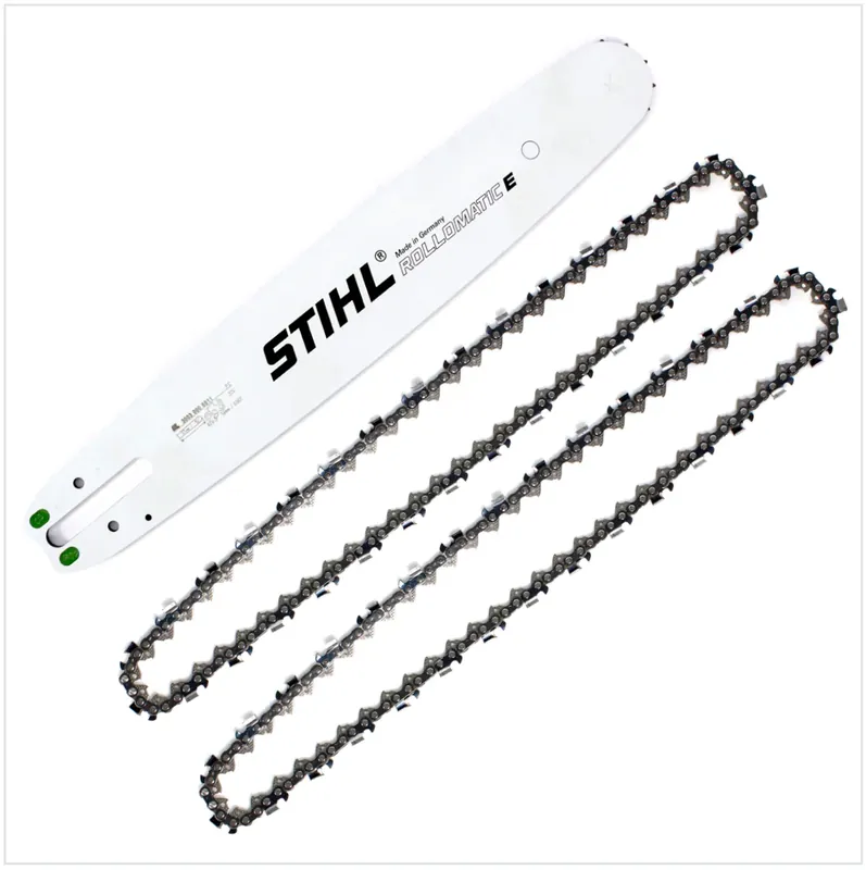 Ausverkauf STIHL Führungsschiene Rollomatic E, 37 cm, 1,6 mm, .325" ( 3003 000 6811 ) + 2x STIHL Oilomatic Sägekette .325" Rapid Super mit 1,6 mm Treibglieddicke - 37 cm ( 3639 000 0062 )