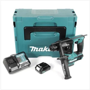 Bestpreis Makita HR 166 DY1J-D 10,8 V SDS-Plus Brushless Akku Bohrhammer + 1 x 1,5 Ah Akku + Ladegerät im Makpac