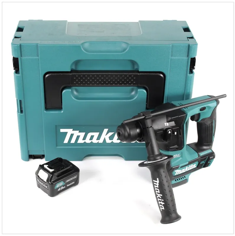 Sale Makita HR 166 DM1J Akku Bohrhammer 10,8V SDS-Plus Brushless im Makpac + 1x 4,0Ah Akku - ohne Ladegerät