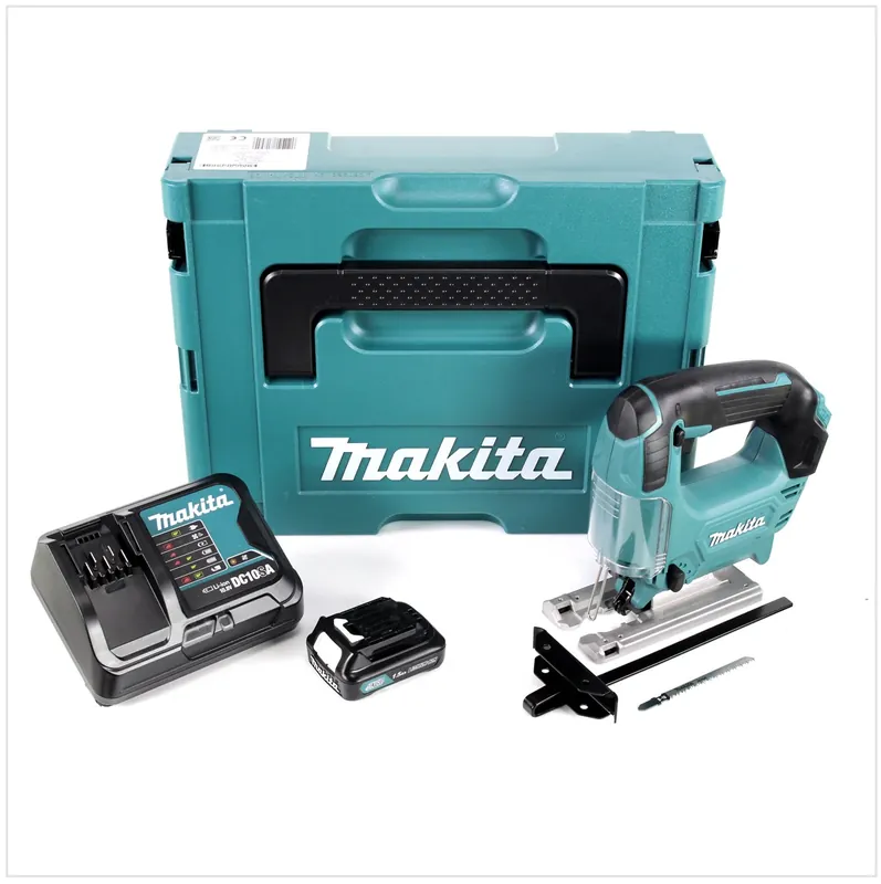Makita JV 101 DY1J-D 10,8 V Akku Pendelhub Stichsäge + 1 x 1,5 Ah Akku + Ladegerät im Makpac 1 Systemkoffer Direkt Vom Hersteller