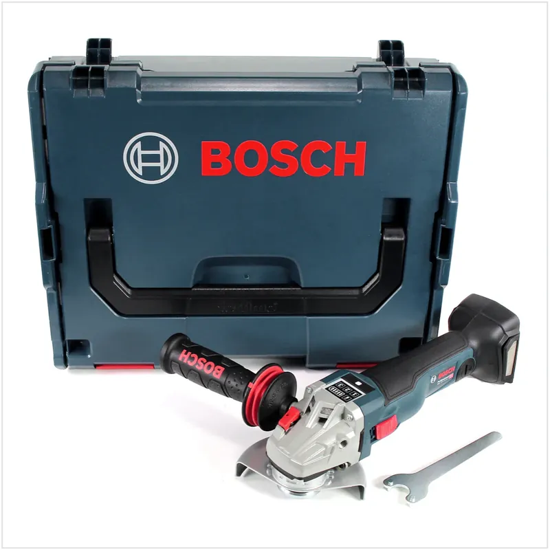 Preisknaller Bosch GWS 18 V 115 SC Akku Winkelschleifer Solo in L-Boxx + GCY 30-4 Connectivity Modul - ohne Akku, ohne Ladegerät