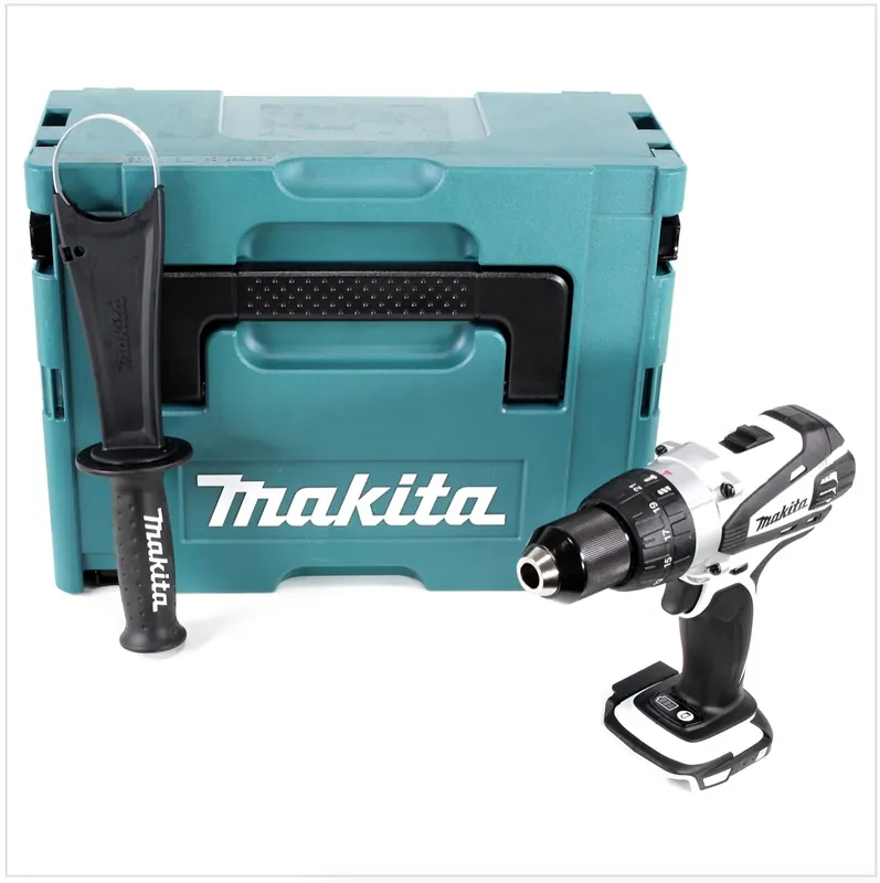 Makita DDF 458 ZJW 18V Akku Bohrschrauber 91 Nm in weiß Solo im Makpac ohne Akku und Ladegerät Neu Im Sortiment