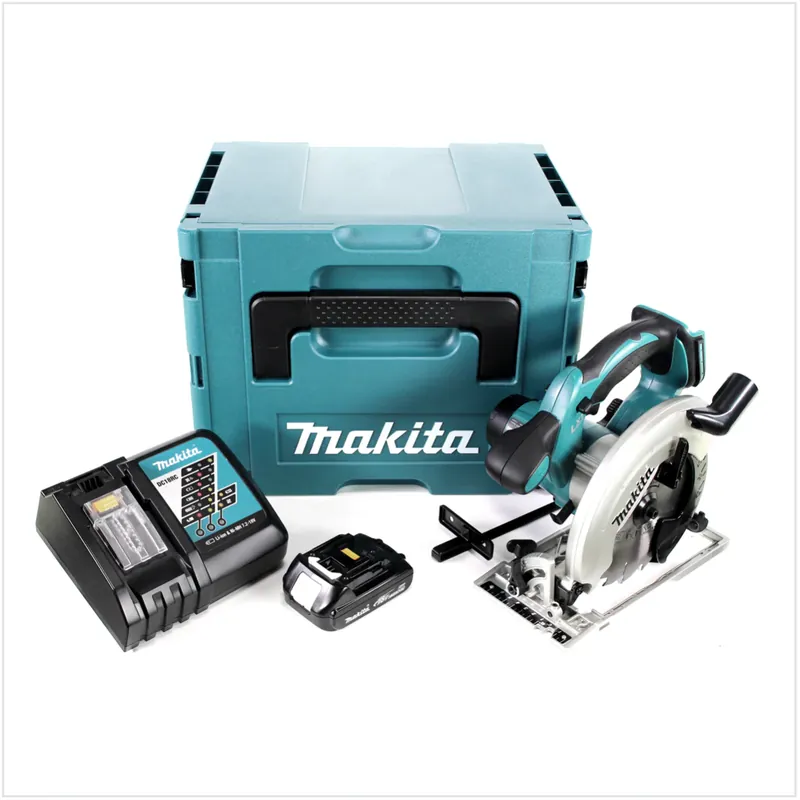 Makita DSS 611 RY1J Akku Handkreissäge 18V 165 mm im Makpac + 1x 1,5Ah Akku + Ladegerät Online Kaufen