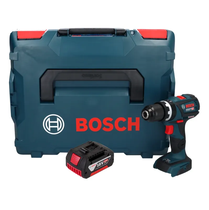 Neu Im Sortiment Bosch GSB 18 V-60 C Professional Akku Schlagbohrschrauber 18 V 60 Nm Brushless + 1x Akku 6,0 Ah + L-Boxx - ohne Ladegerät