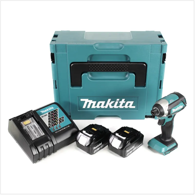 Highlight Makita DTD 153 RMJ Akku Schlagschrauber 18V 170Nm+ 2x Akkus 4,0Ah + Schnellladegerät im Makpac 2