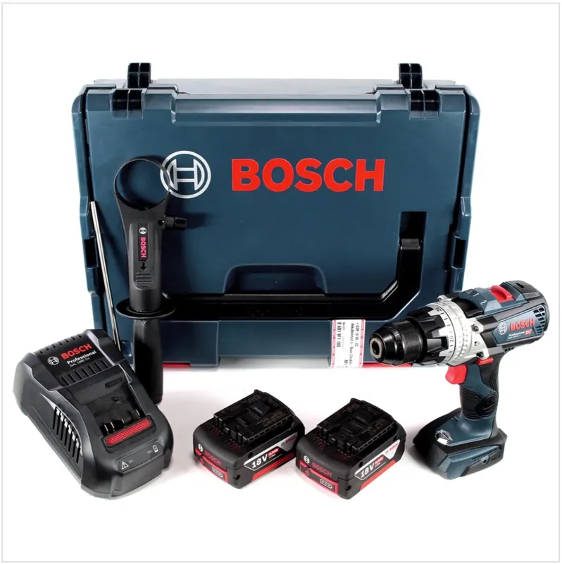 Bosch GSB 18V-85 C Akku Schlagbohrschrauber 18V 85Nm 1/2" Brushless + 2x Akku 5,0Ah + Ladegerät + L-Boxx ( 06019G0300 ) Neuheit