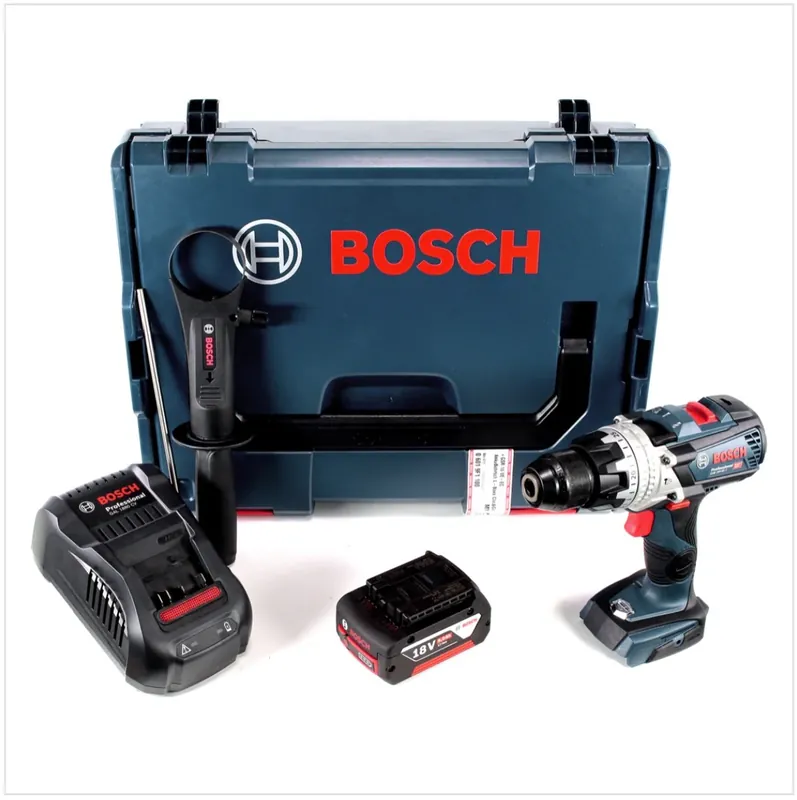 Bosch GSB 18V-85 C Akku Schlagbohrschrauber 18V 85Nm 1/2" Brushless + 1x Akku 6,0Ah + Ladegerät + L-Boxx Solange Der Vorrat Reicht